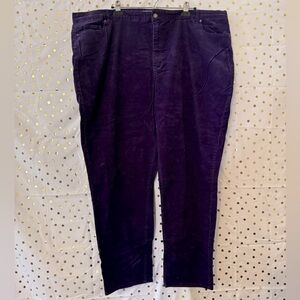 Purple corduroy pants